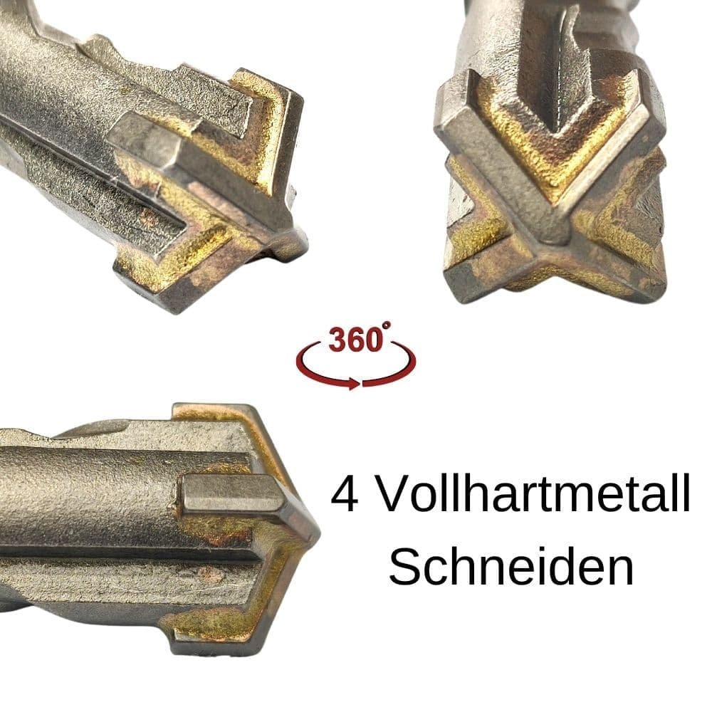 Hammerbor til SDS-PLUS 4-skærer Ø 12,0mm x 160mm længde-1