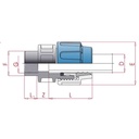 PP PE Rør Fitting Kobling IG 20 x 1/2"-4