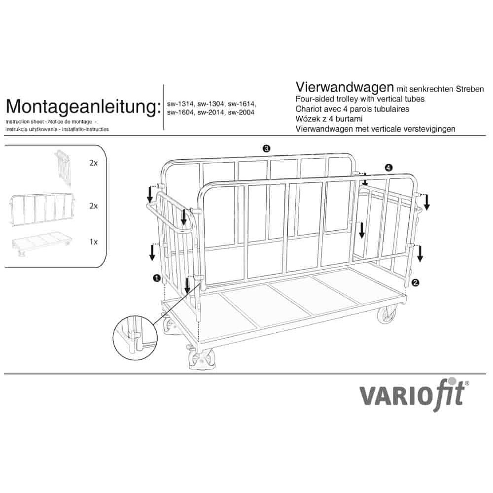 Strebe Firevogn 500 kg Typ M (TG)-0