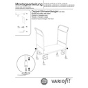 Dobbelt-stirnvägn 500 kg Typ XL + EasySTOP-0