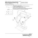 Værktøjskasse til stålflaskekarre fk-1100 / 1101-2