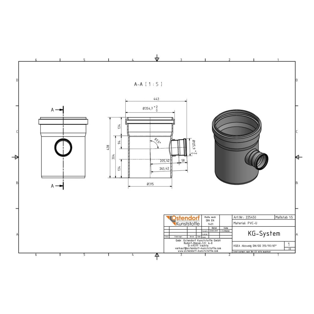 KGEA Gren DN/OD 315/110 87 grader-2