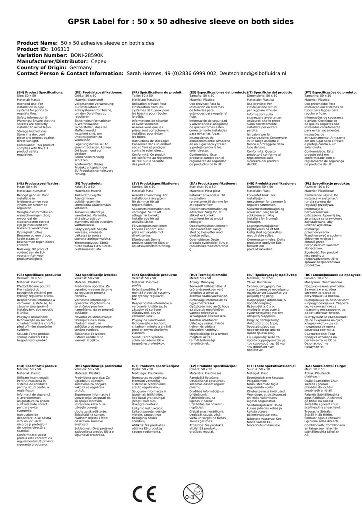 Skydeventil 50 x 50 limmuffe på begge sider-2