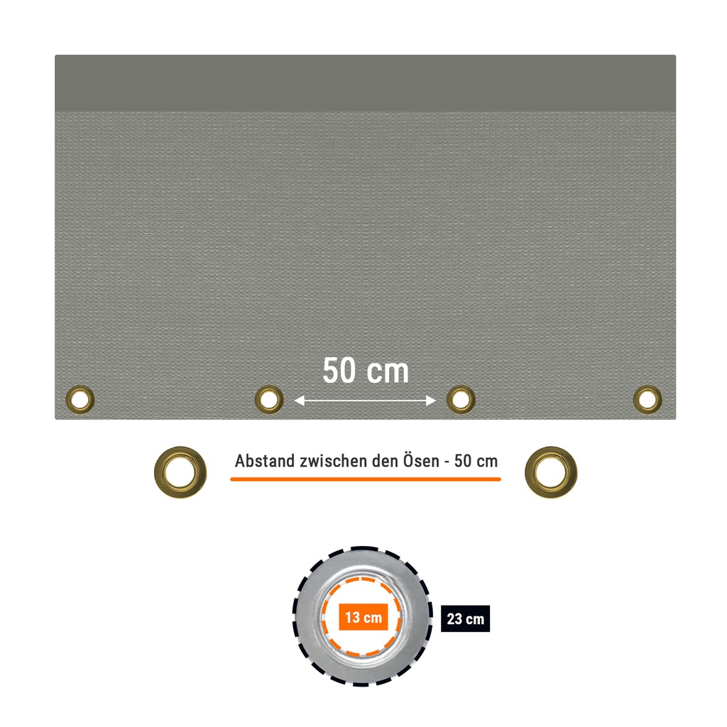 280 g/m² grå 3 x 4 (12m²) afdækningspresenning-2