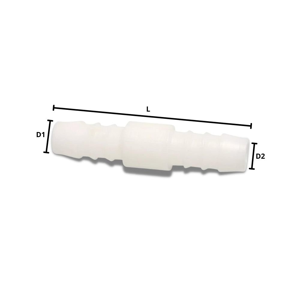 Slangeforbinder Plaststuds 3 mm-0