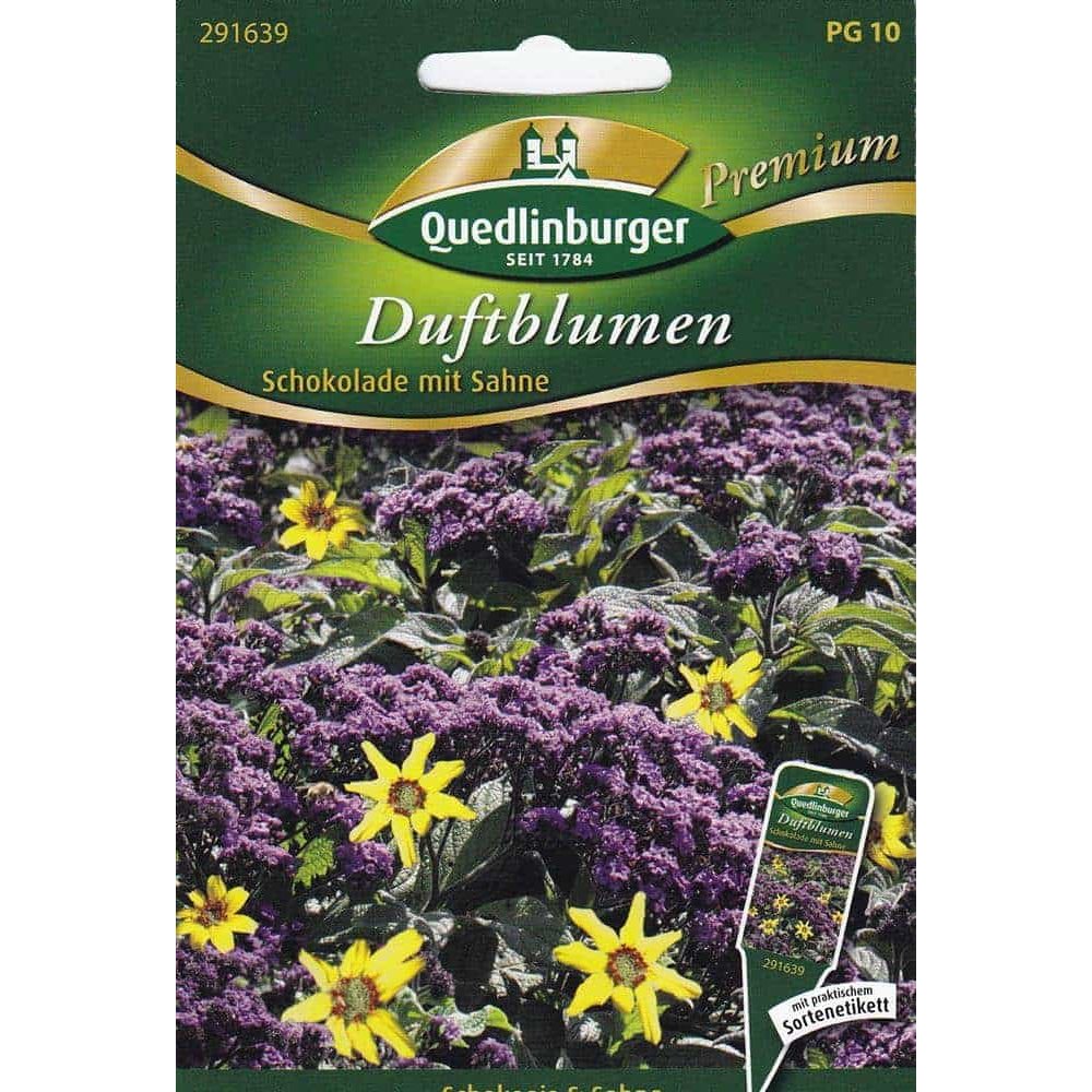 Duftblomster, chokolade med flødeskum