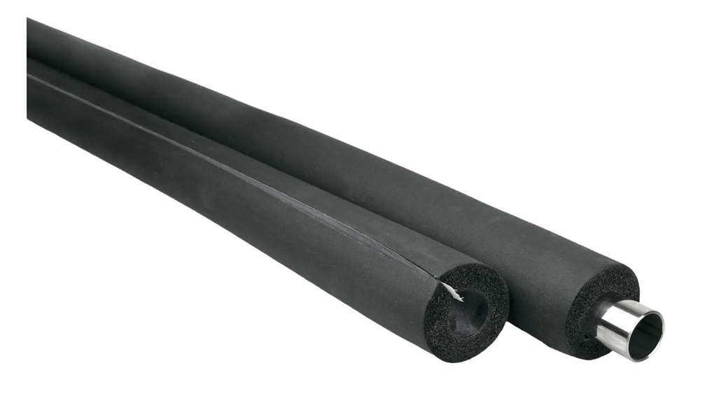 INSUL-TUBE® H PLUS XT Kautschuk 2m Rørisolering Ø 28 mm x 15 mm Isolering 50% GEG selvklæbende