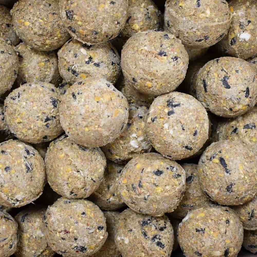 Mejsebolde Premium med insekter 200 x ca.90 gram uden net