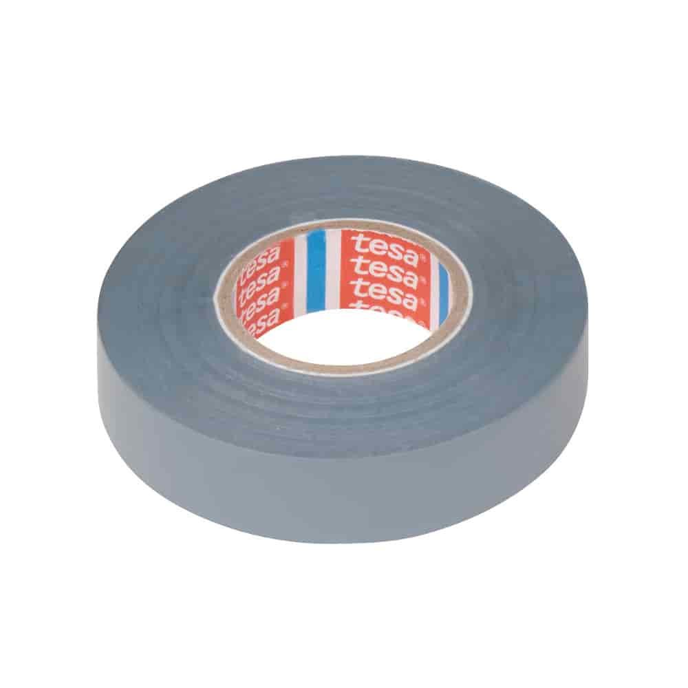 tesa tesaflex Isoleringstape 4163 PVC 19 mm x 33 m (grå)