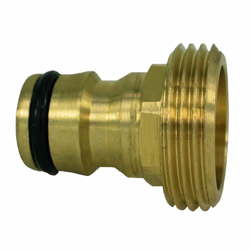 Brass Plug-in System 3/4" Inch Faucet Connection with Male Thread