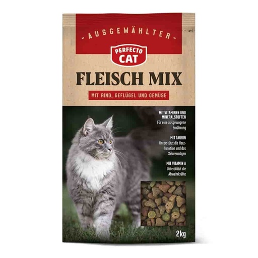 [BONI-42678-2] Kattefoder Perfecto Cat Classic Kød-Mix 2kg