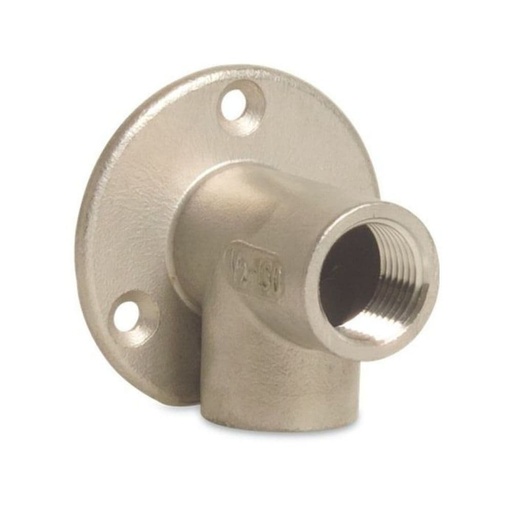 [BONI-42276-340] Gevindfitting Rustfrit Stål 304 Vægvinkel 90° 1/2" IG