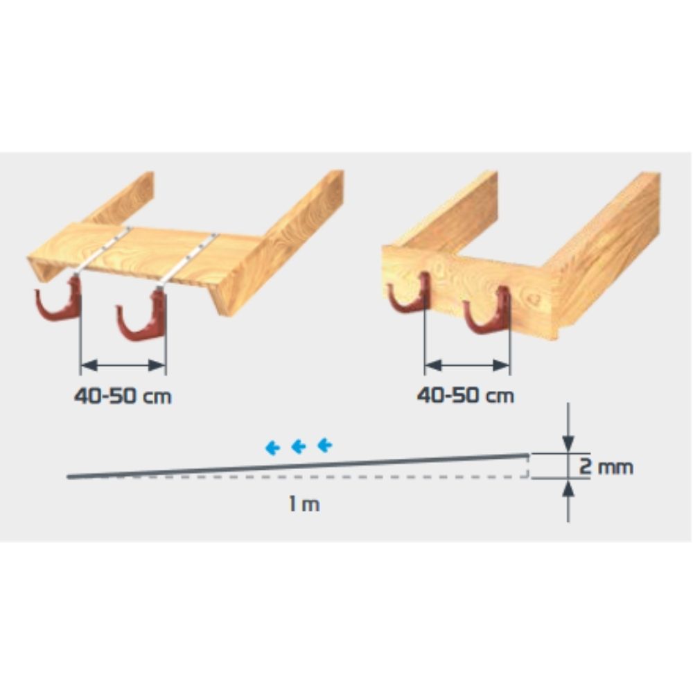 Krog til PVC-bøjle (Metal) 120mm-6